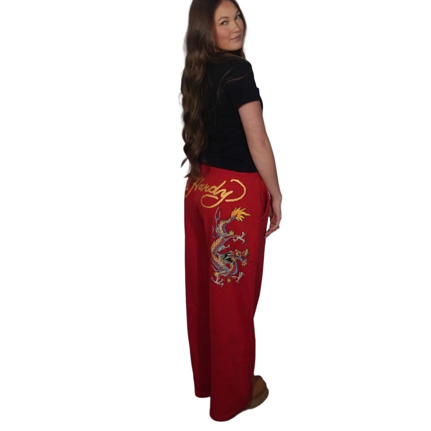 Ed Hardy Red Dragon Sweatpants