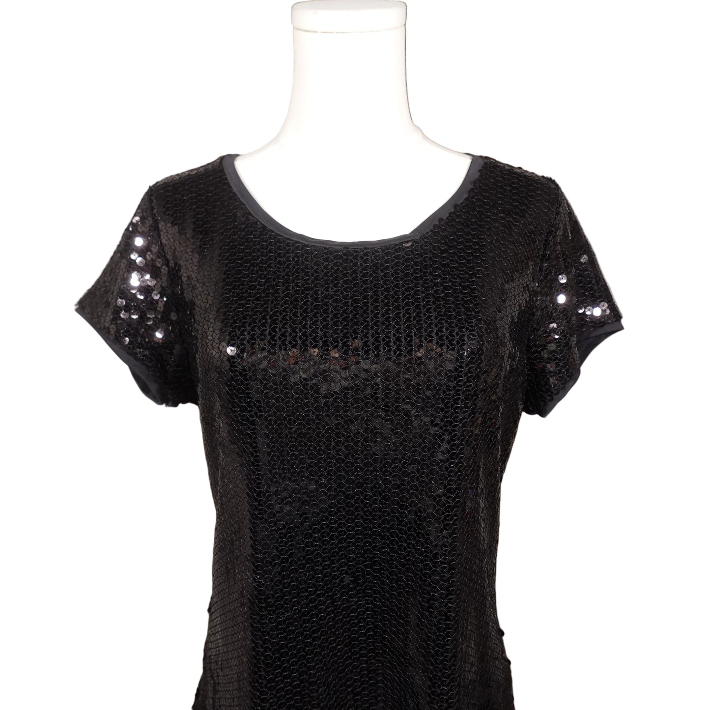 Augusta Glimmer Sequin Top-L