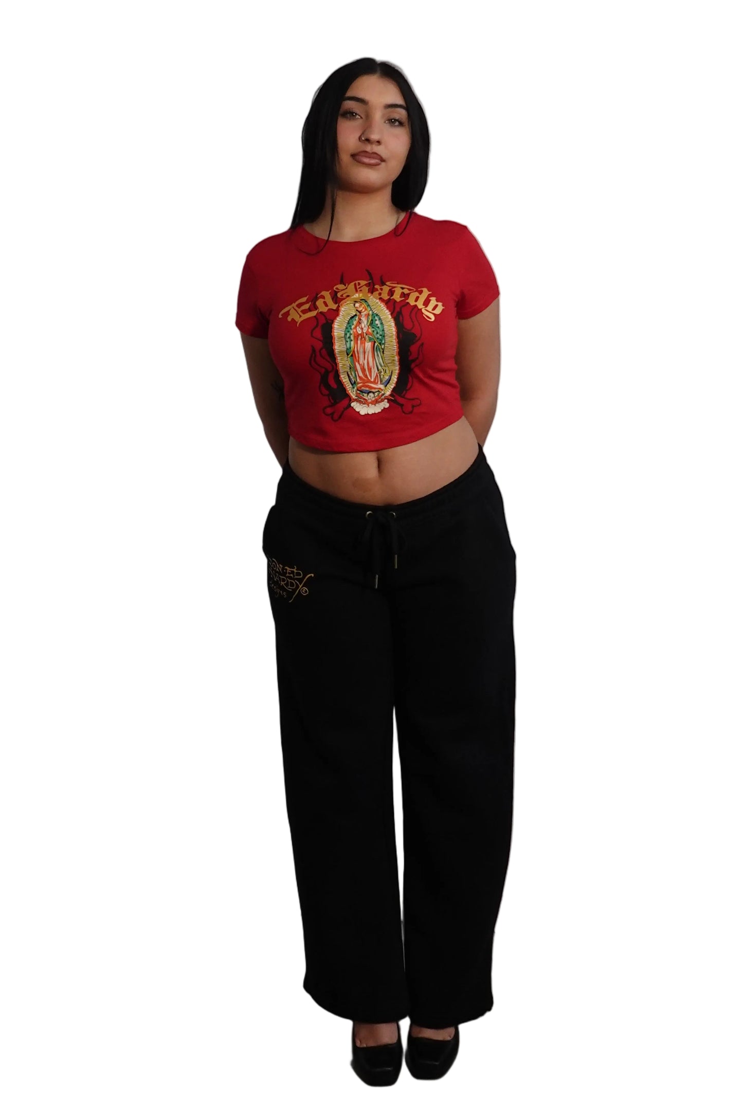 Ed Hardy Red Tee - Sacred Icon Edition