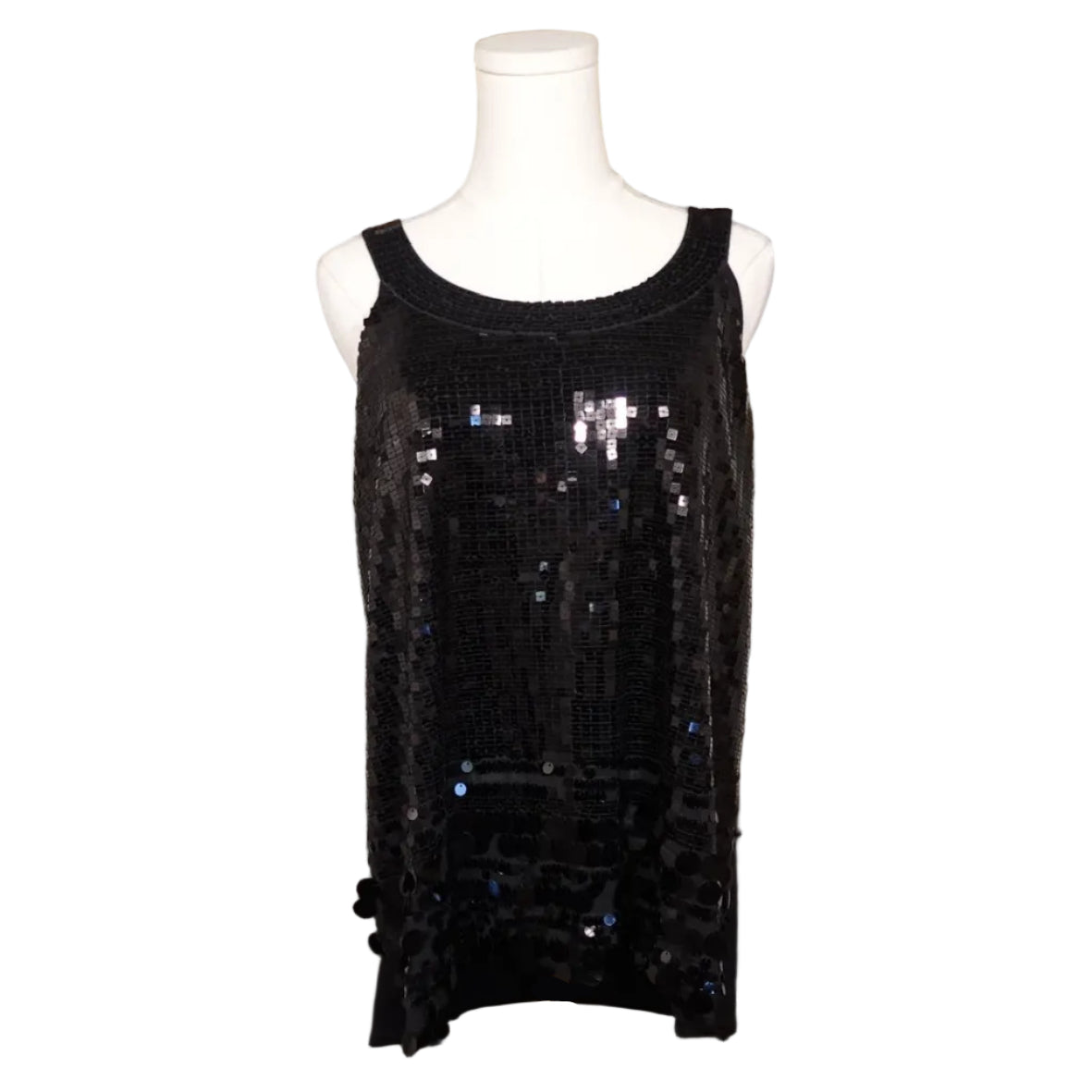 Midnight Disco Sequin Tank (XL)