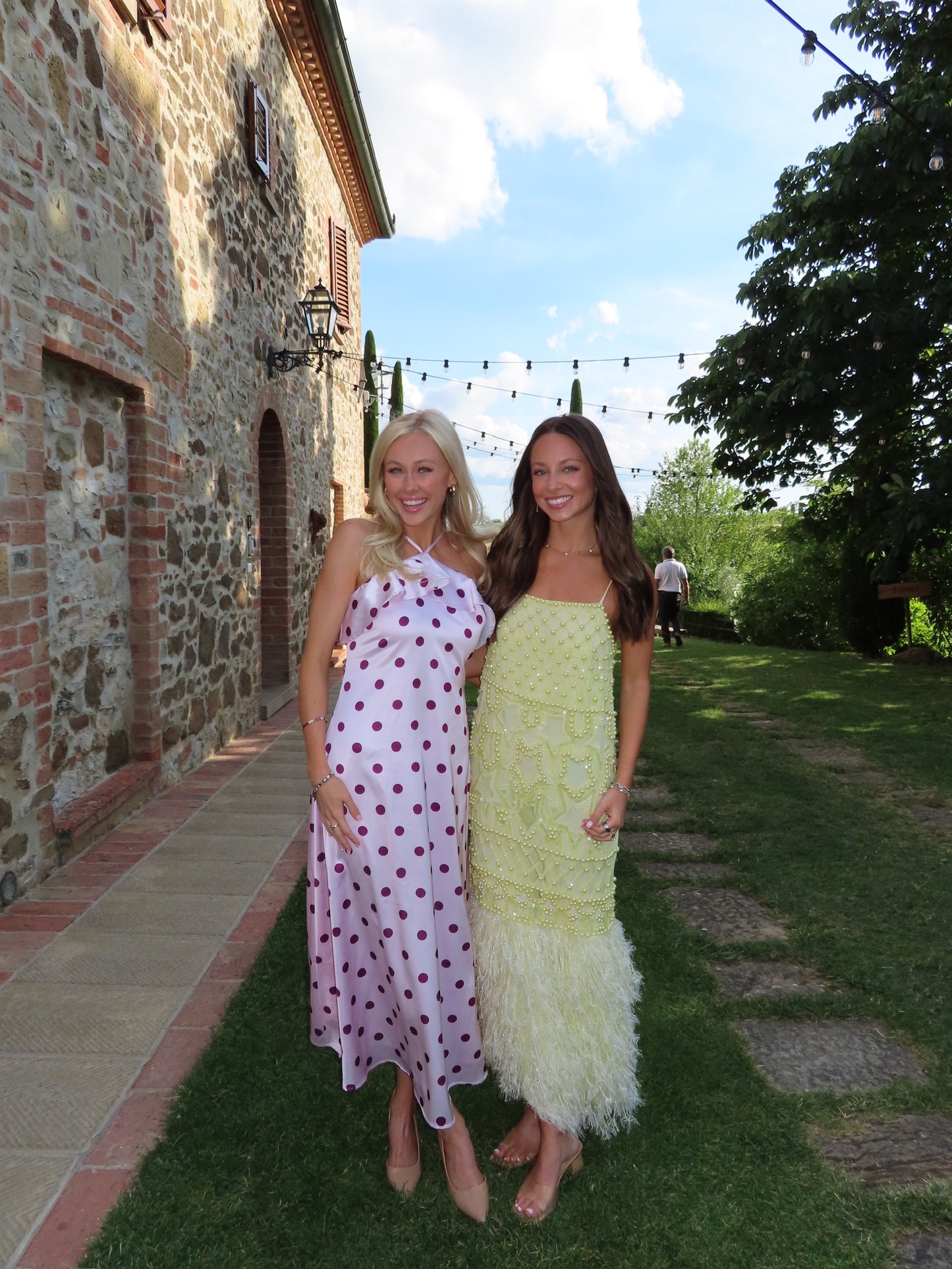 Tuscan Polka Dot Midi Dress