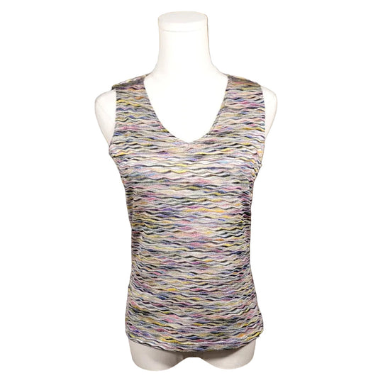Pastel Static Wave Tank-M