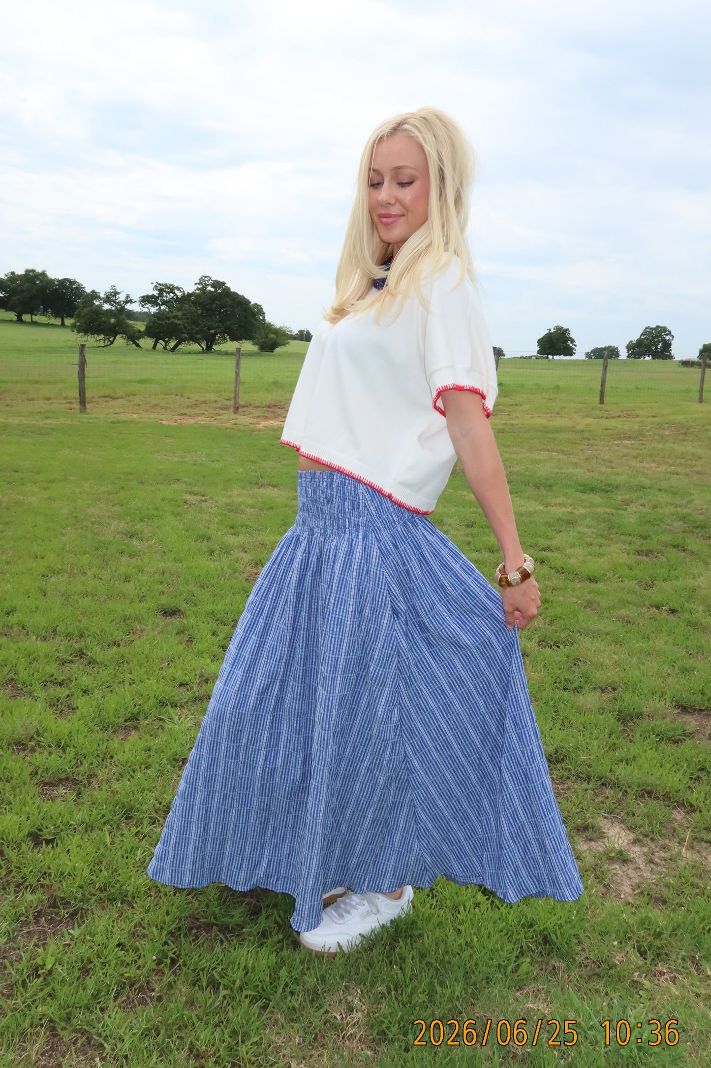 Bluebell Picnic Maxi Skirt