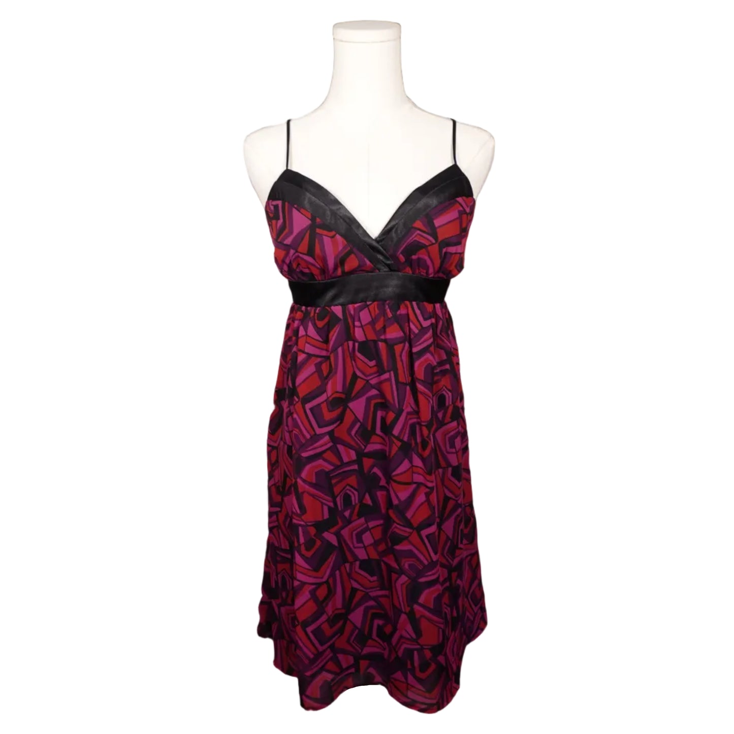 XXI Electric Muse Geometric Slip Dress-S