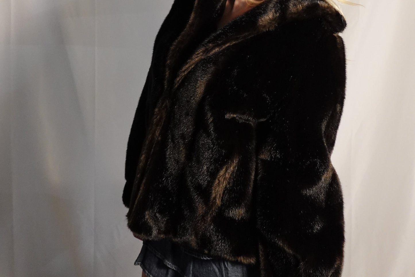 Tissavel France Faux Mink Coat
