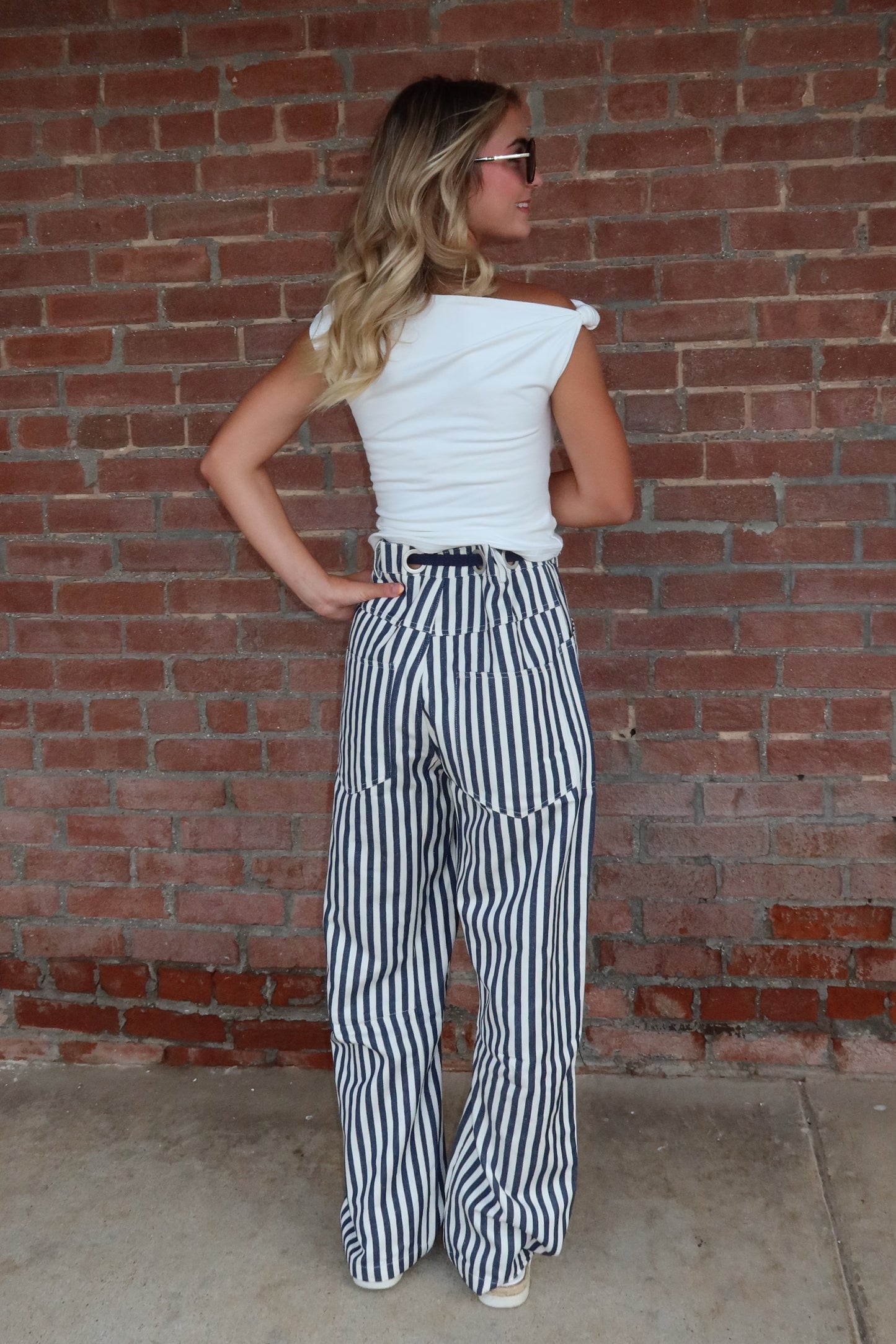 Railroad Striped Utility Pants