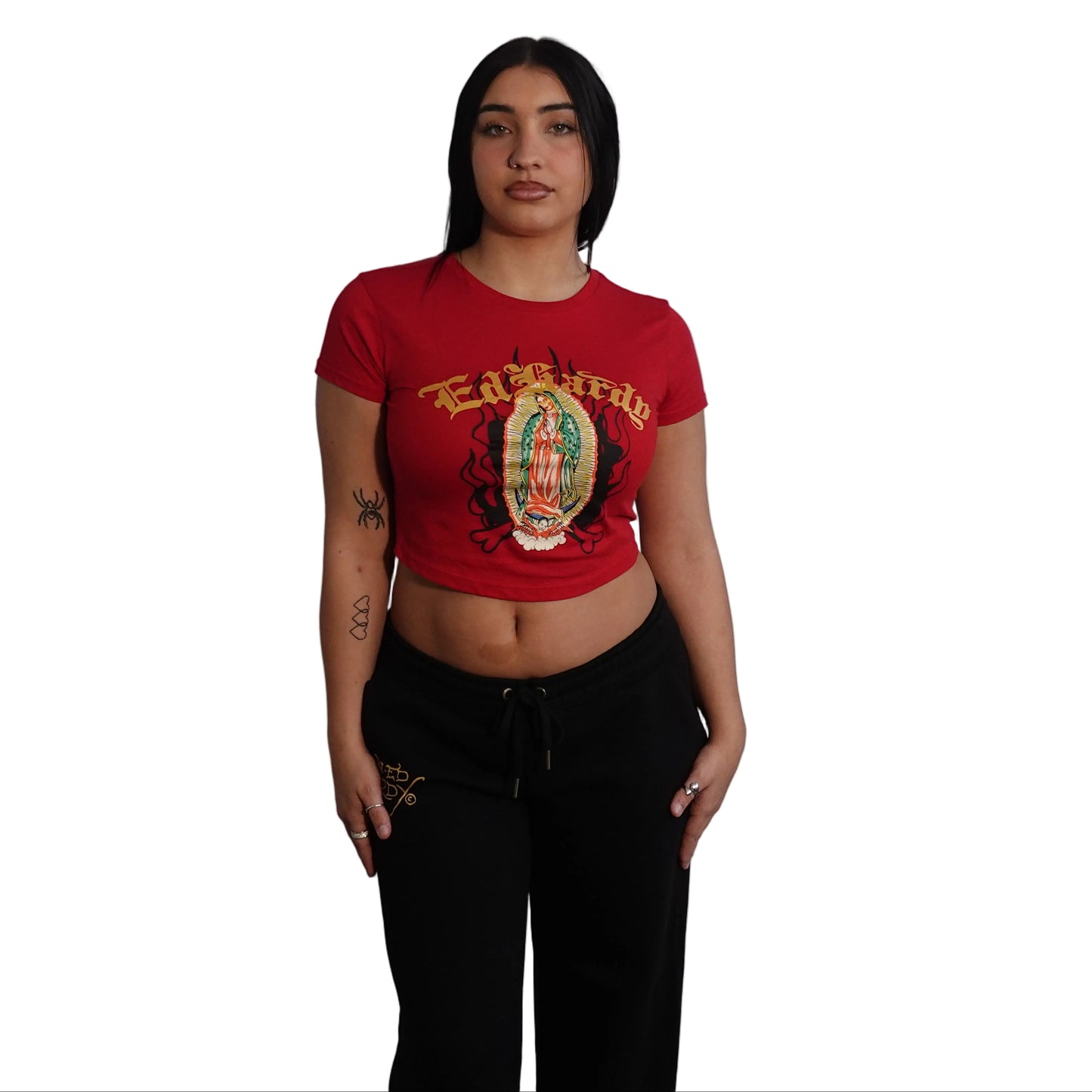 Ed Hardy Red Tee - Sacred Icon Edition