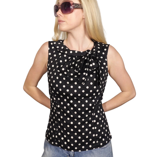 PRICH Retro Polka Dot Blouse