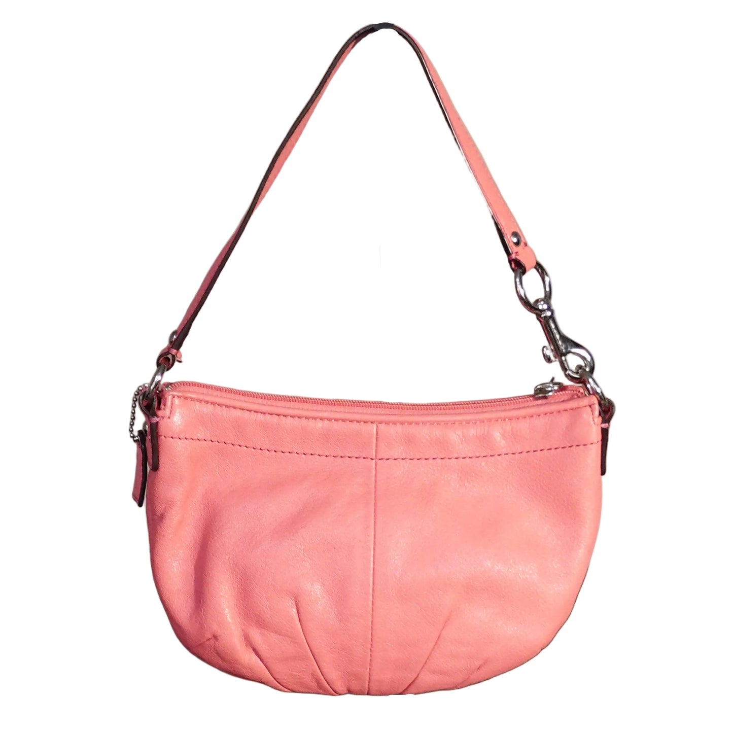 Coach Vintage Coral Leather Shoulder Bag
