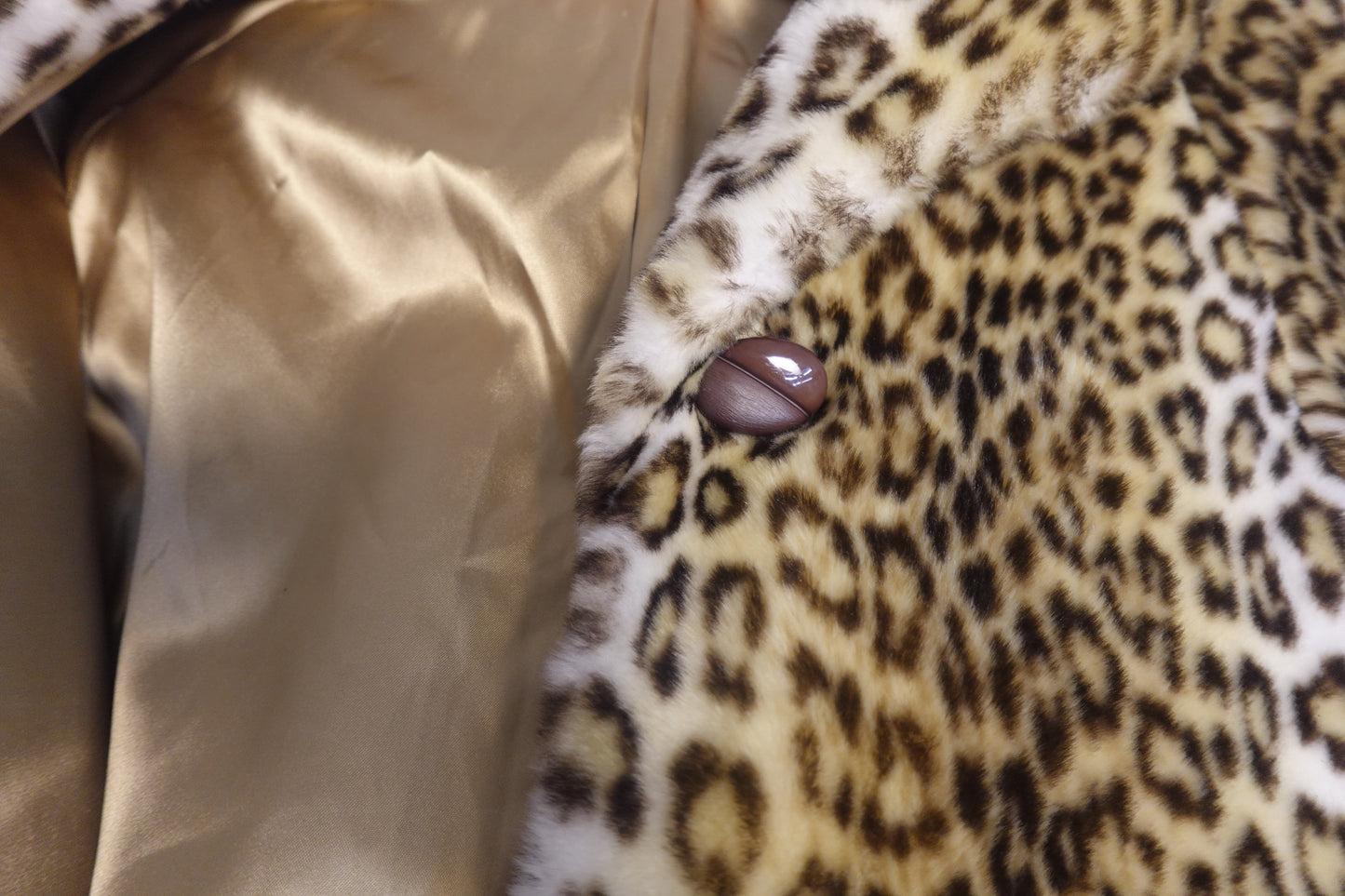 Hilmoor New York x Tissavel France Leopard Faux Fur Coat