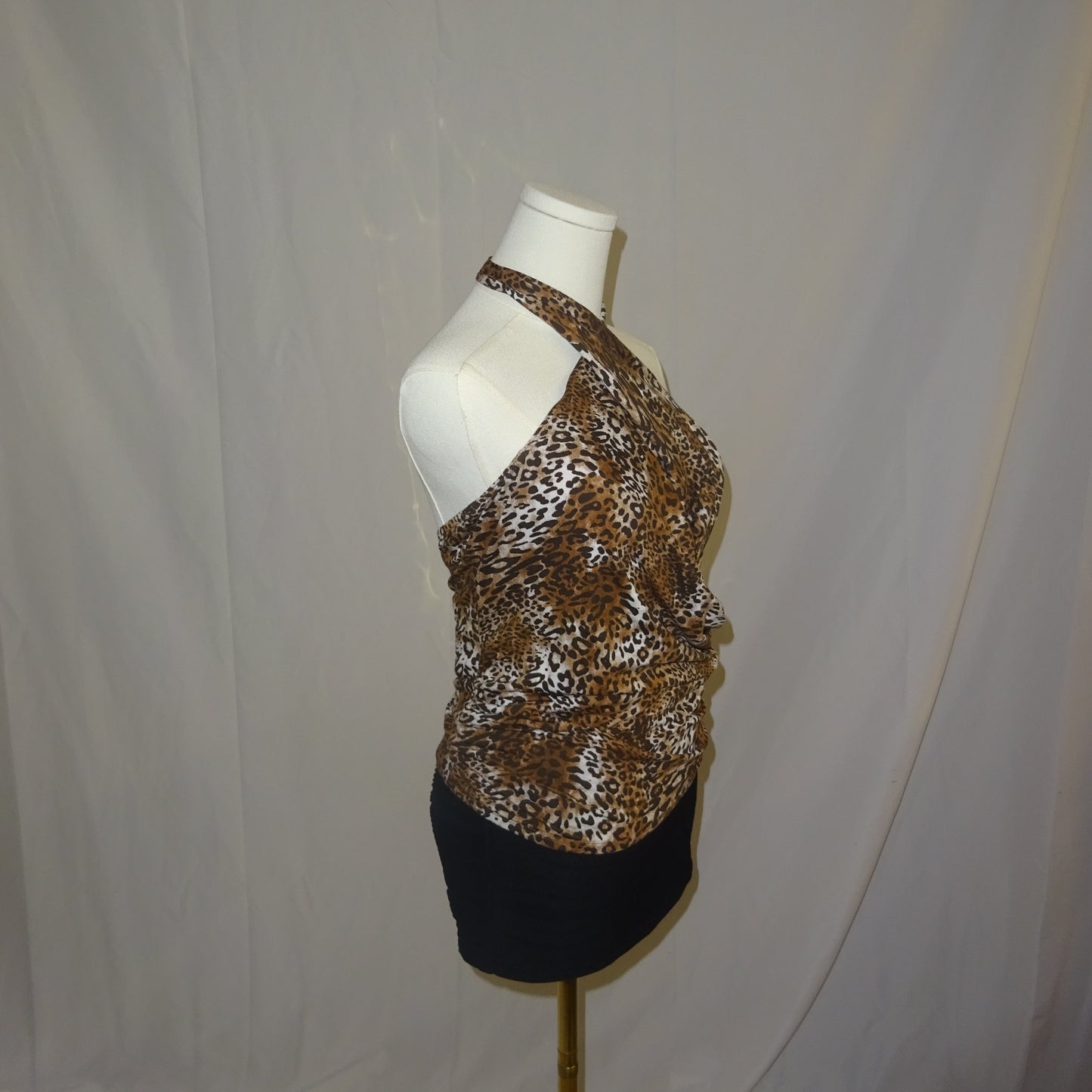 Cheetah Backless Top