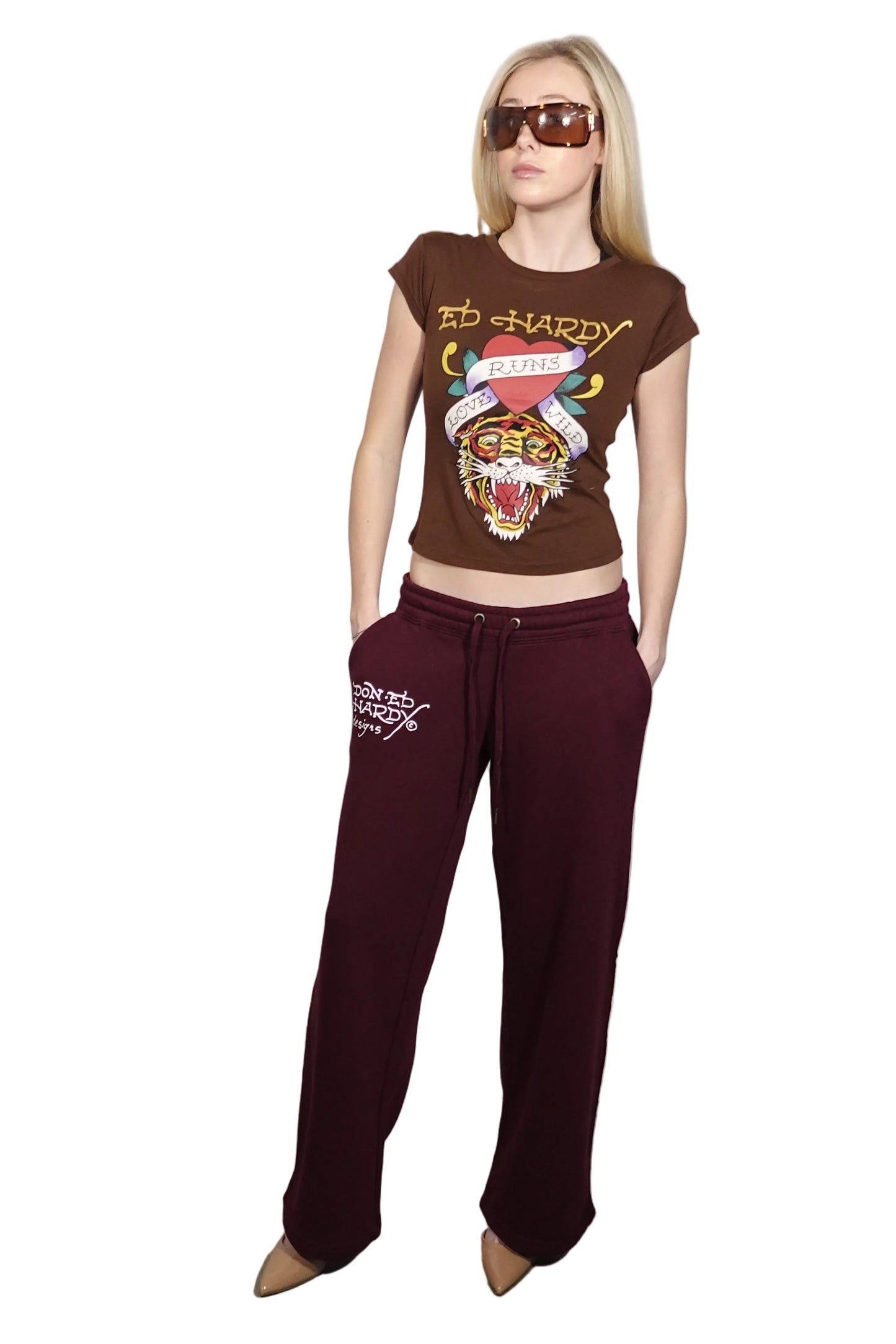 Ed Hardy Tiger Heart Baby Tee