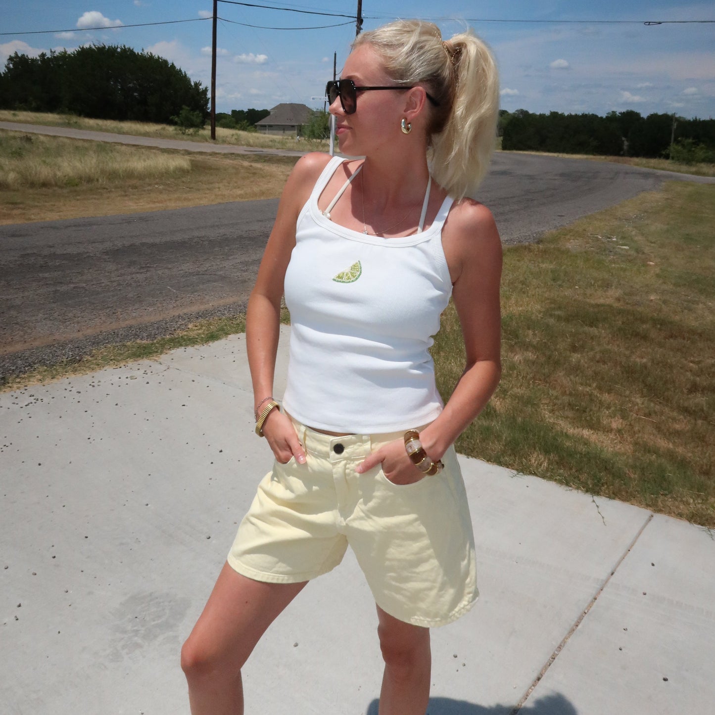 Sunny Denim Short