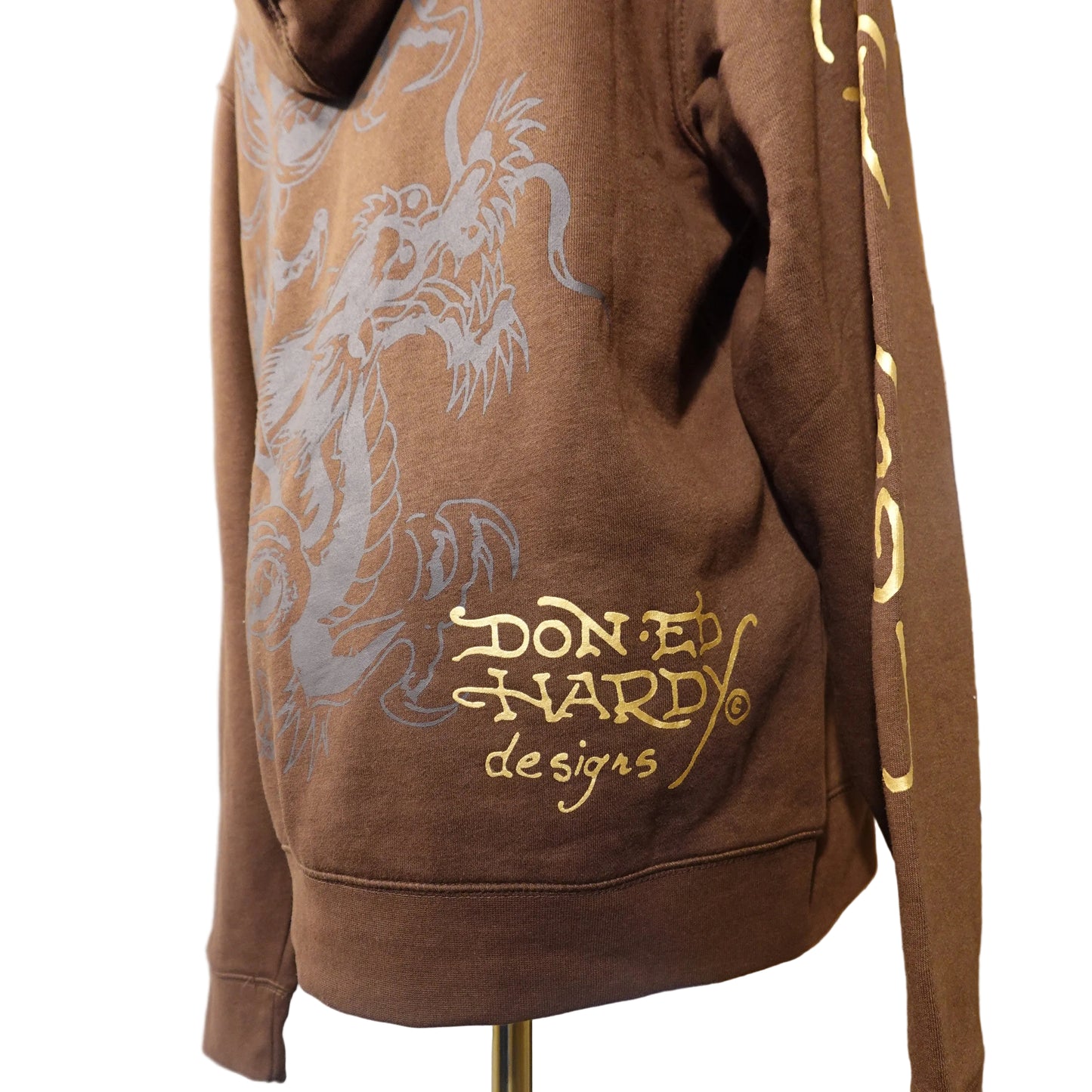Ed Hardy Brown Tiger Oversized Jacket
