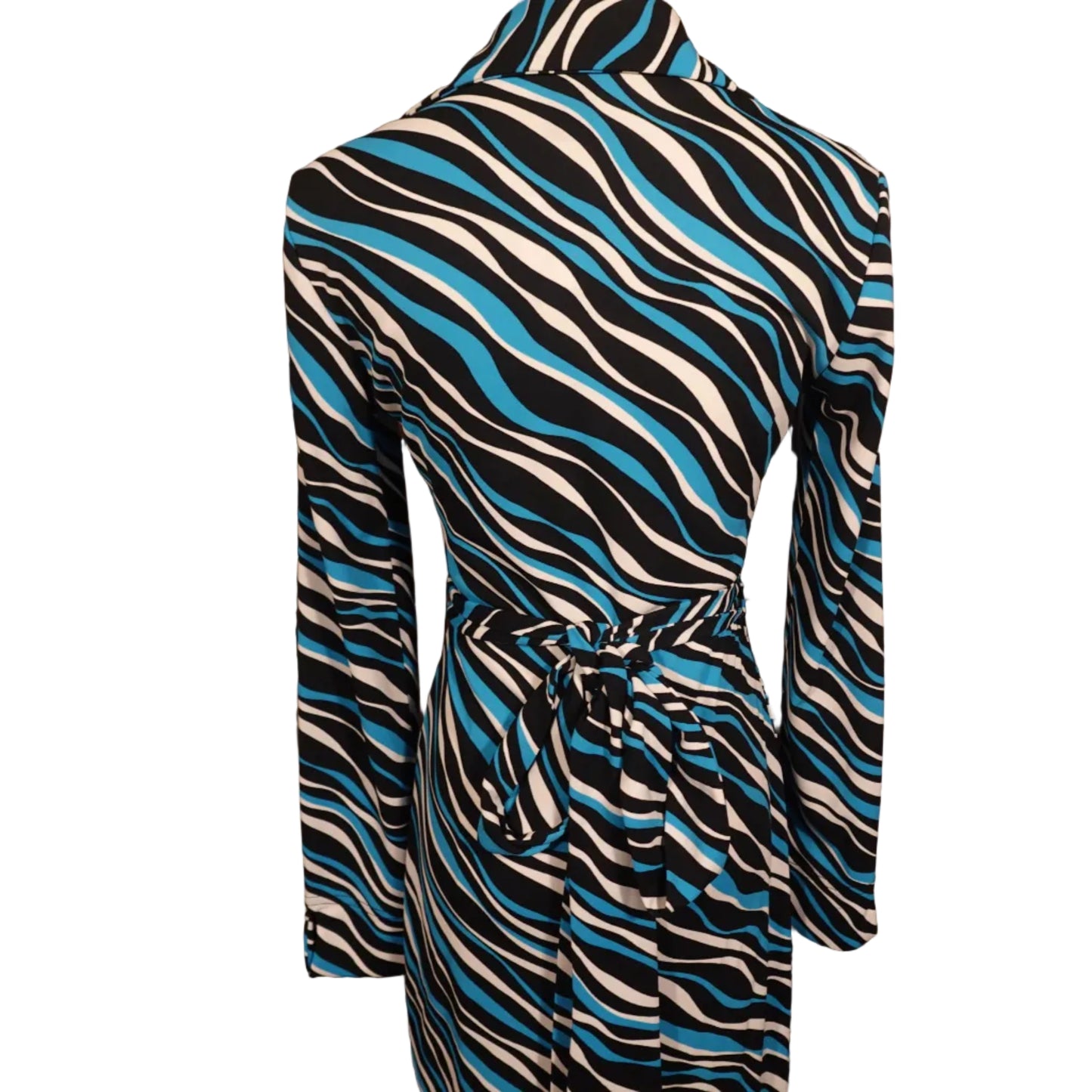 Express Zebra Print Wrap Dress (1/2)