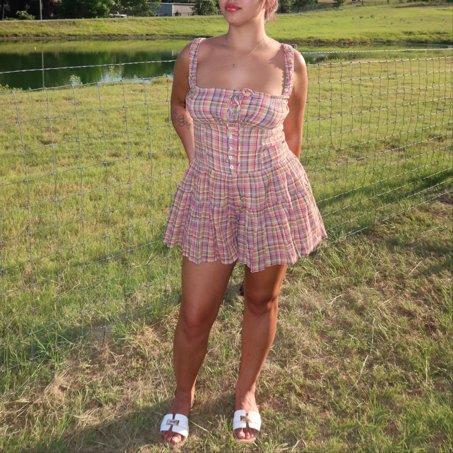 Beachside Colorful Romper