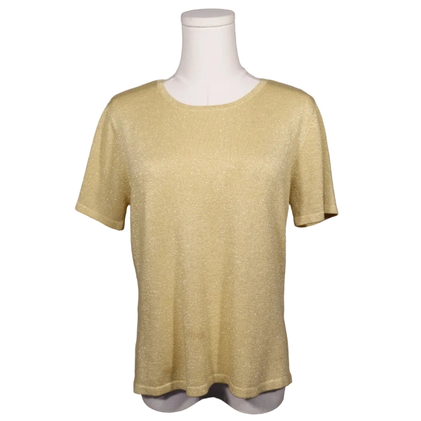 Golden Hour Shimmer Knit Top (M)