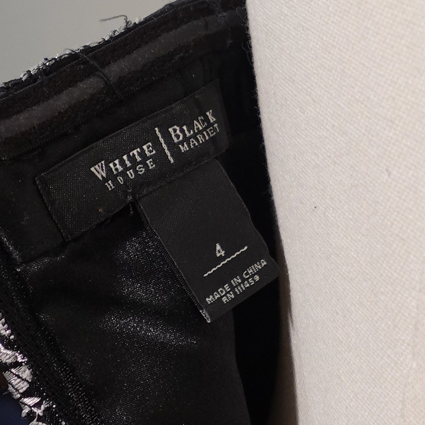 White House Black Market Velvet Rose Corset Top