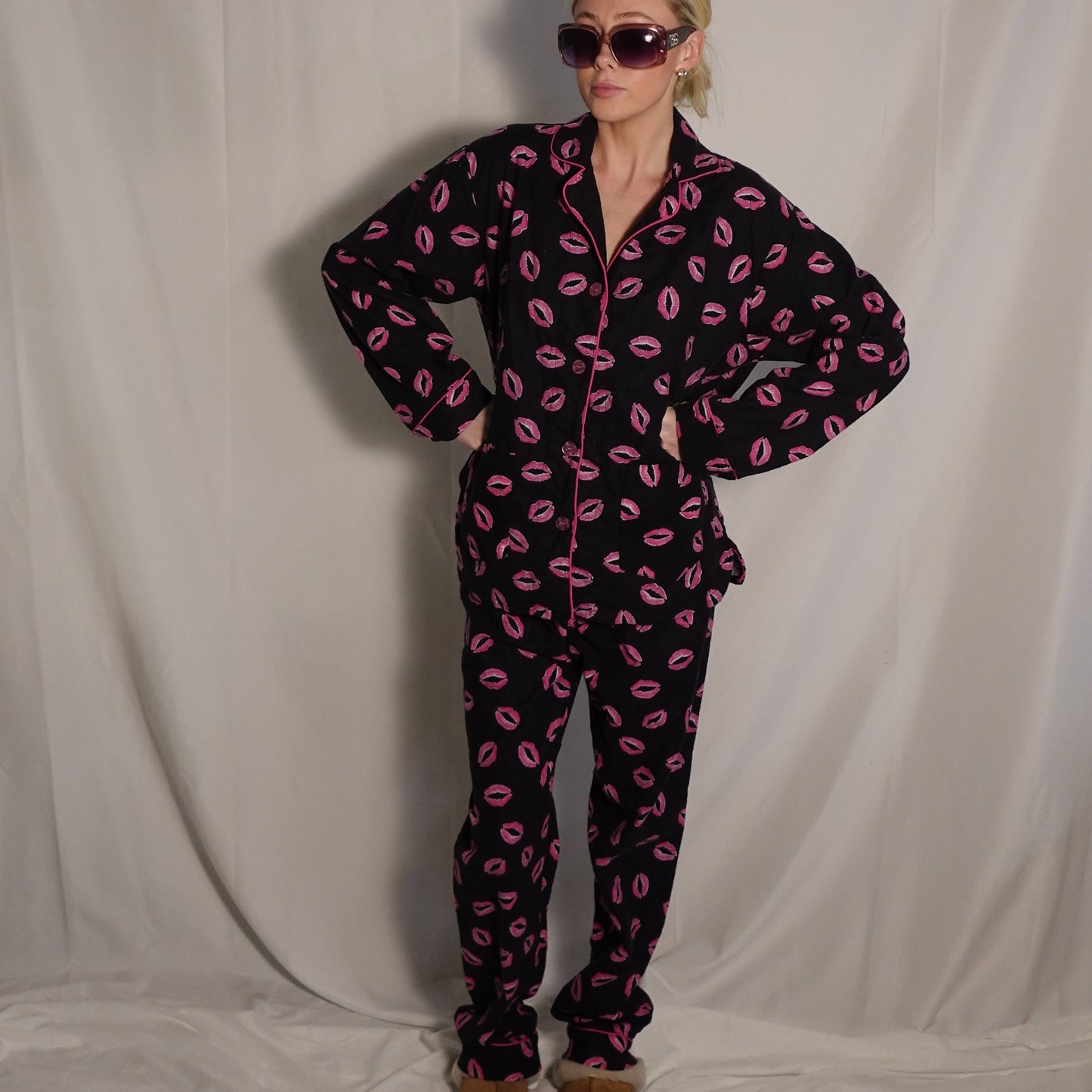 Star&Skye Pink Lips Pajama Set