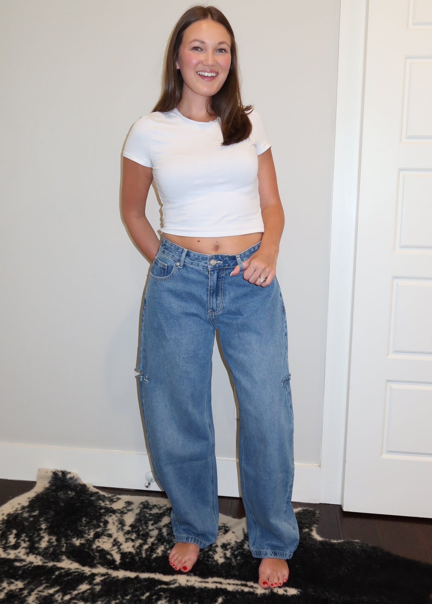 West End Barrel Jeans