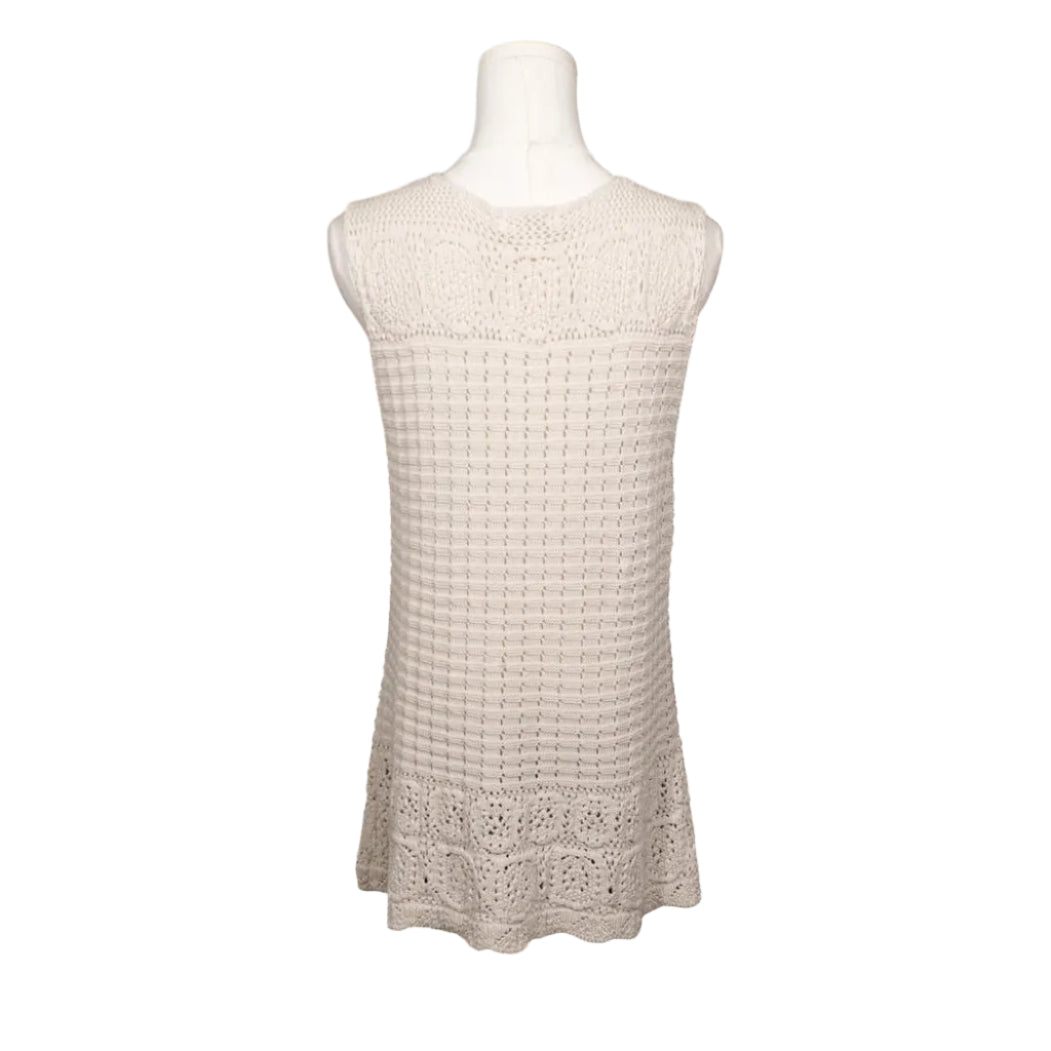 Cream Crochet Top (XL)