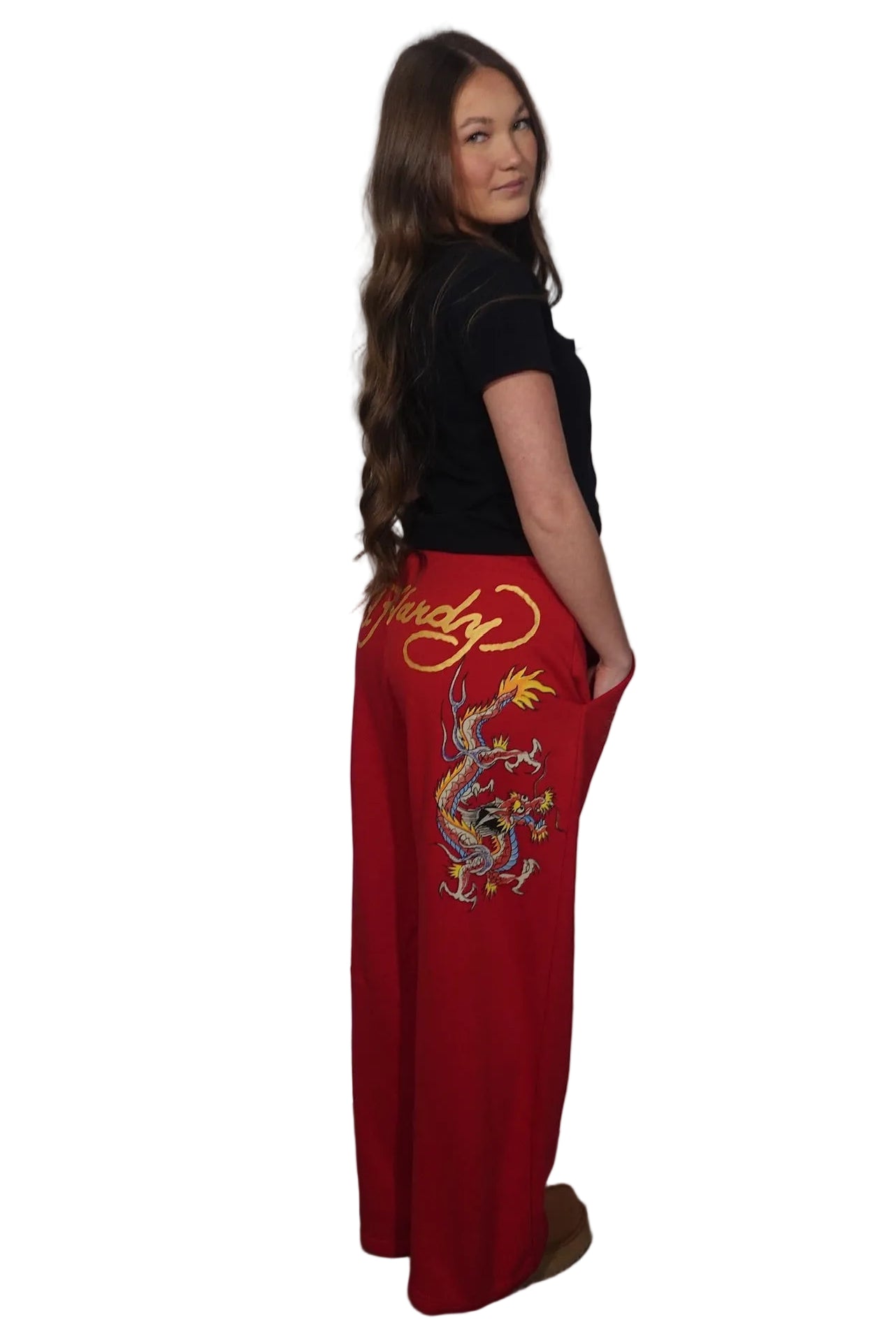 Ed Hardy Red Dragon Sweatpants
