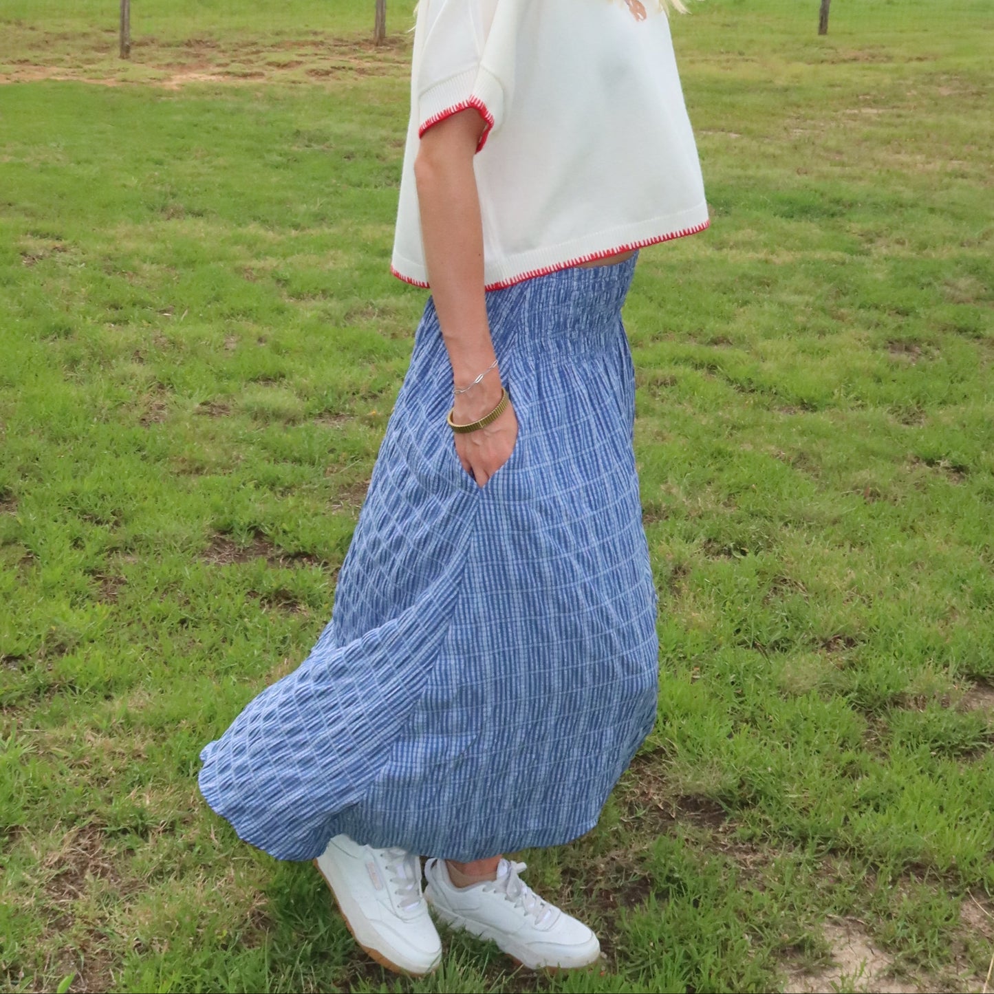 Bluebell Picnic Maxi Skirt