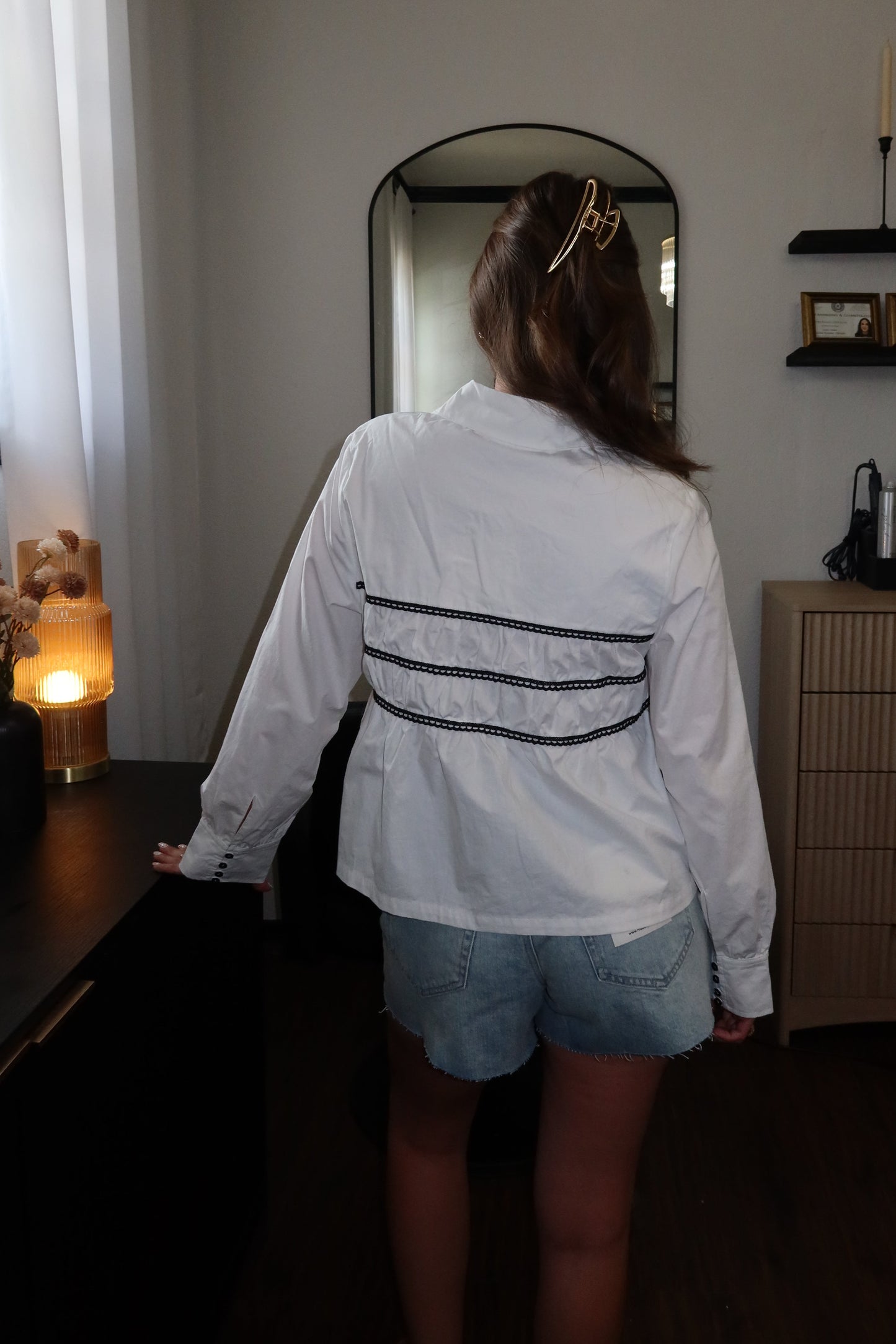 Babydoll Button Down Blouse