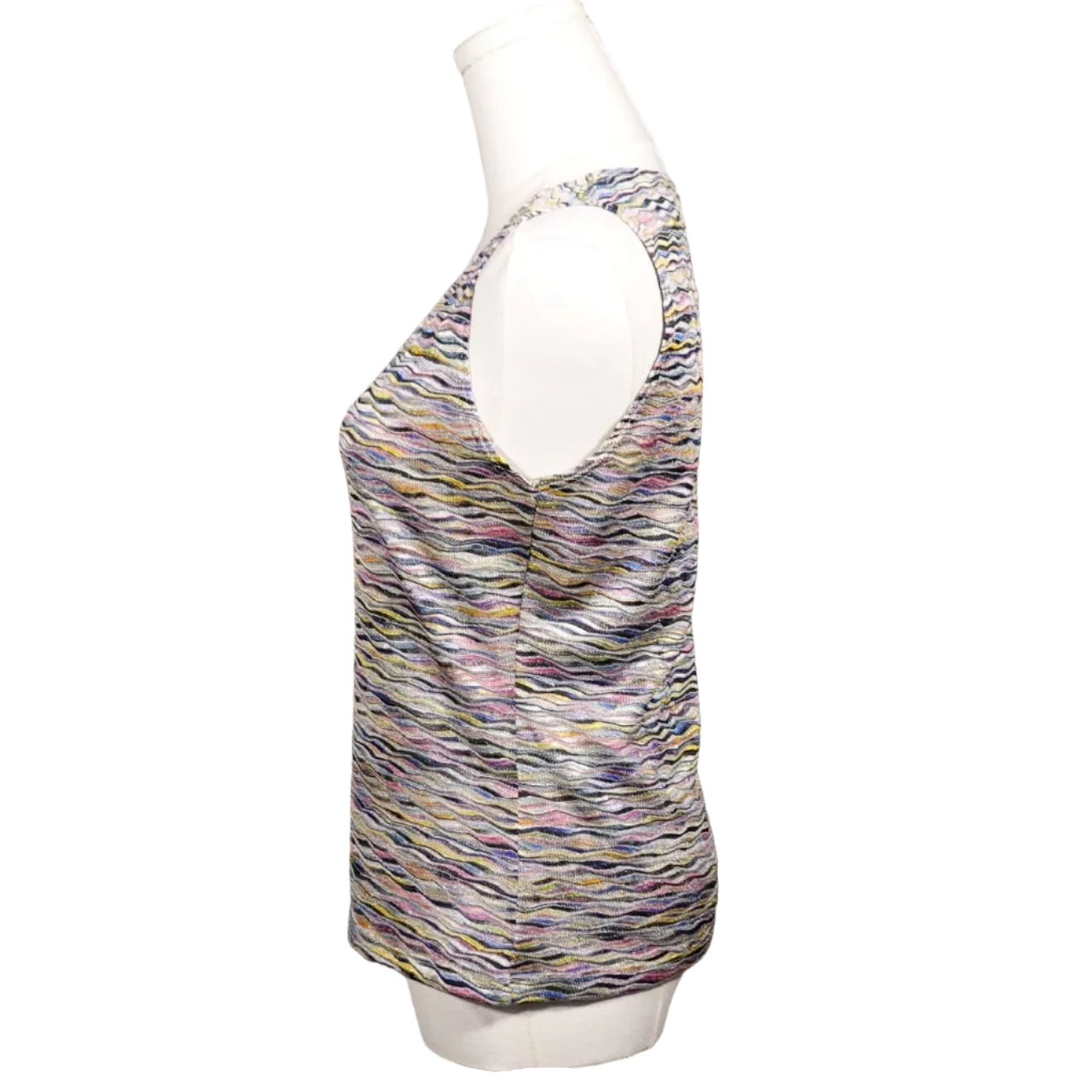 Pastel Static Wave Tank-M