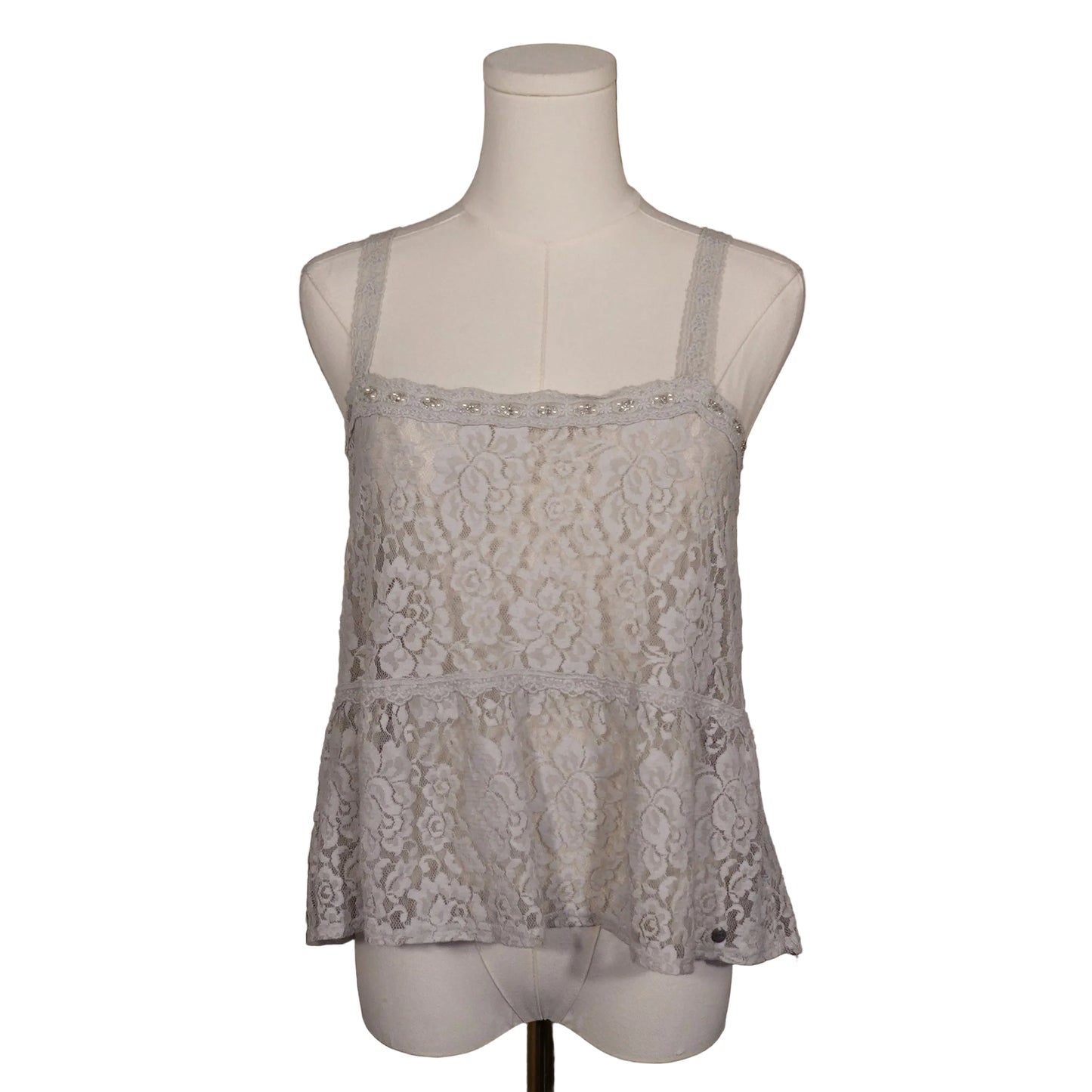 Abercrombie & Fitch Lace Babydoll Cami (Size L)