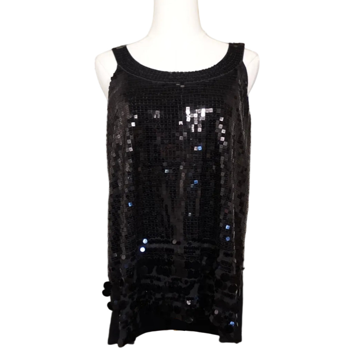 Midnight Disco Sequin Tank (XL)