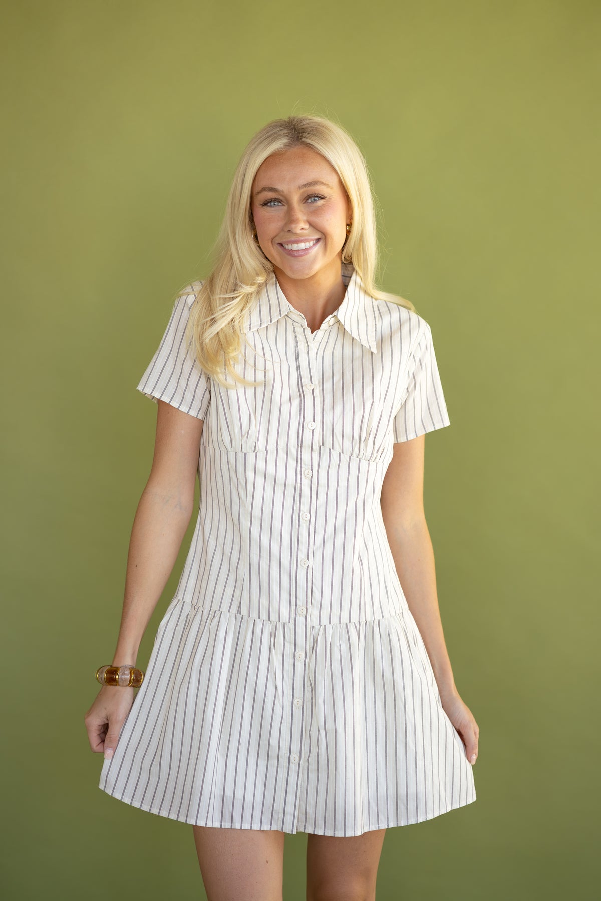 Loretta Shirt Mini Dress