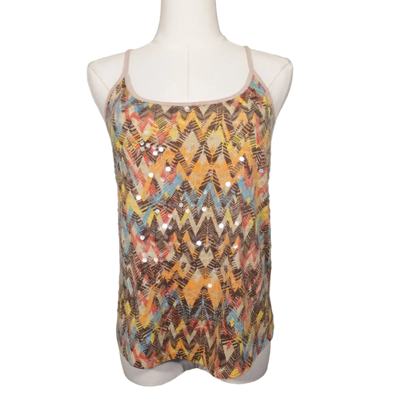 Almost Famous Sequin Summer Tank (S)