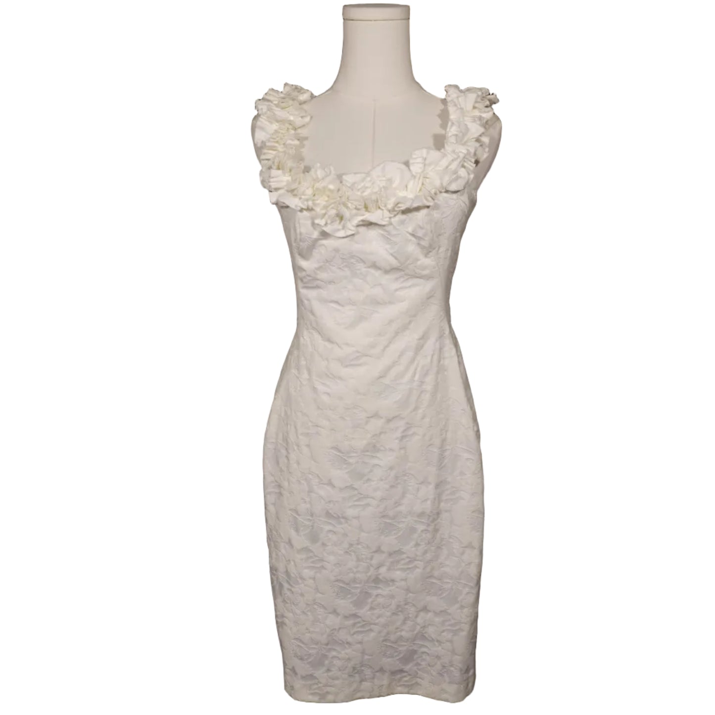 Maggy L Ivory Garden Party Midi Dress-4