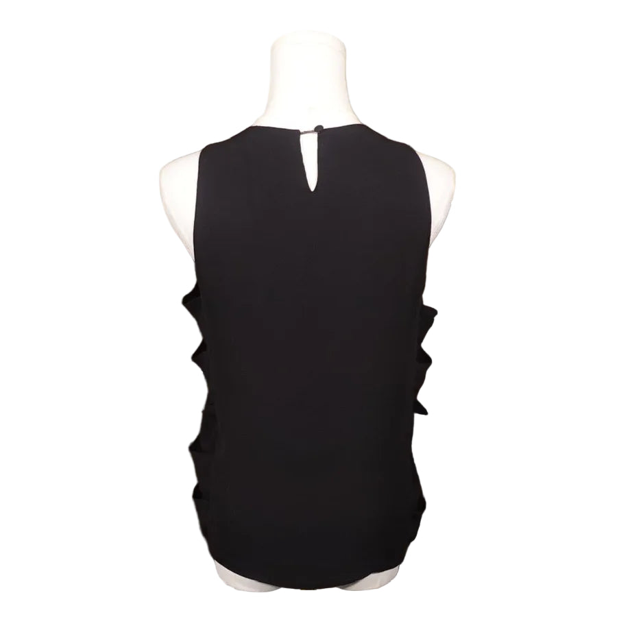 Max Azria Side Ruffle Tank-XXS