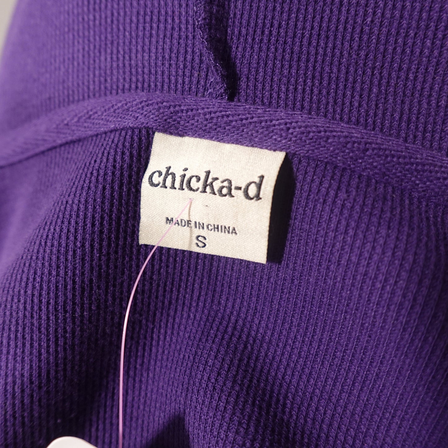 Cropped TCU Zip-Up Hoodie-S