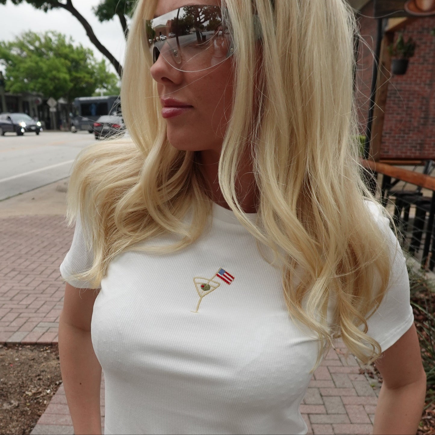 The Martini Flag Baby Tee
