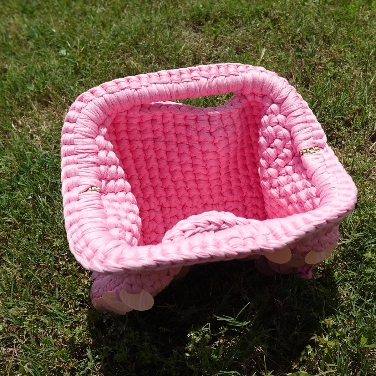 Woven Sequin Mini Handbag