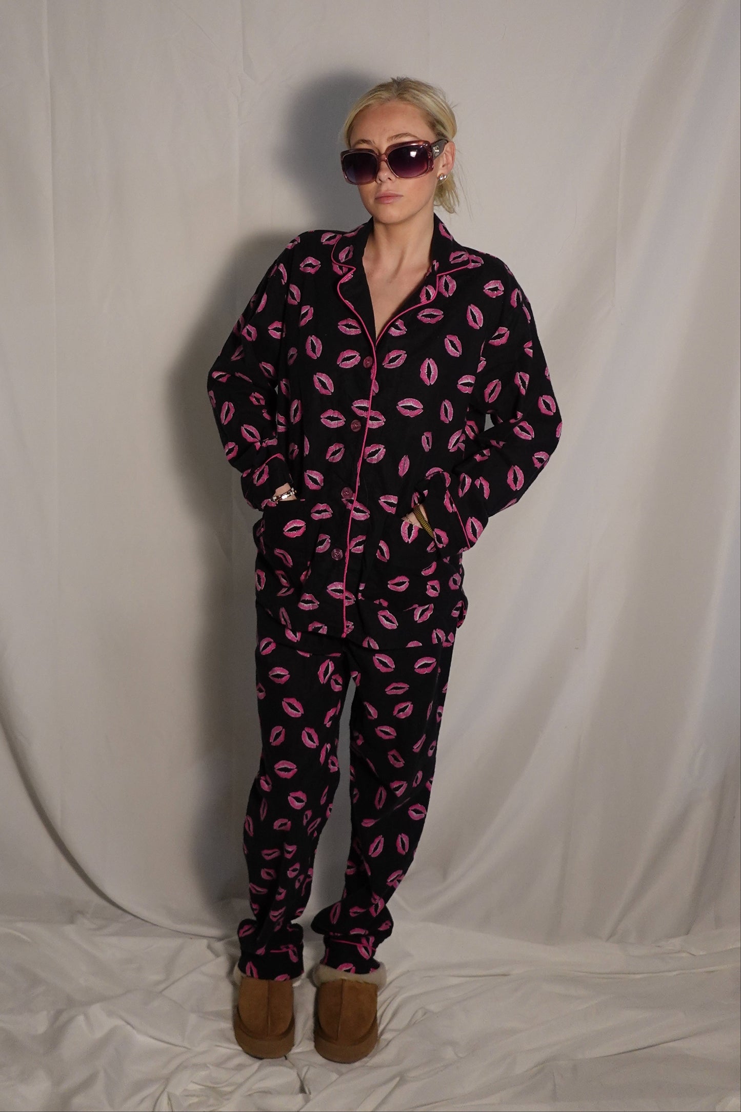 Star&Skye Pink Lips Pajama Set