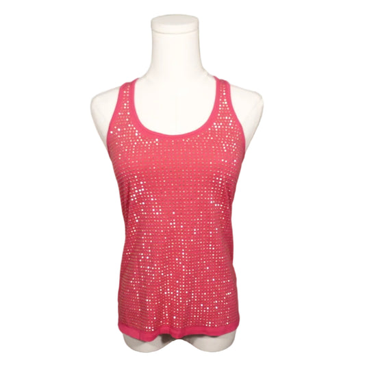 Hot Pink Studded Racerback Tank