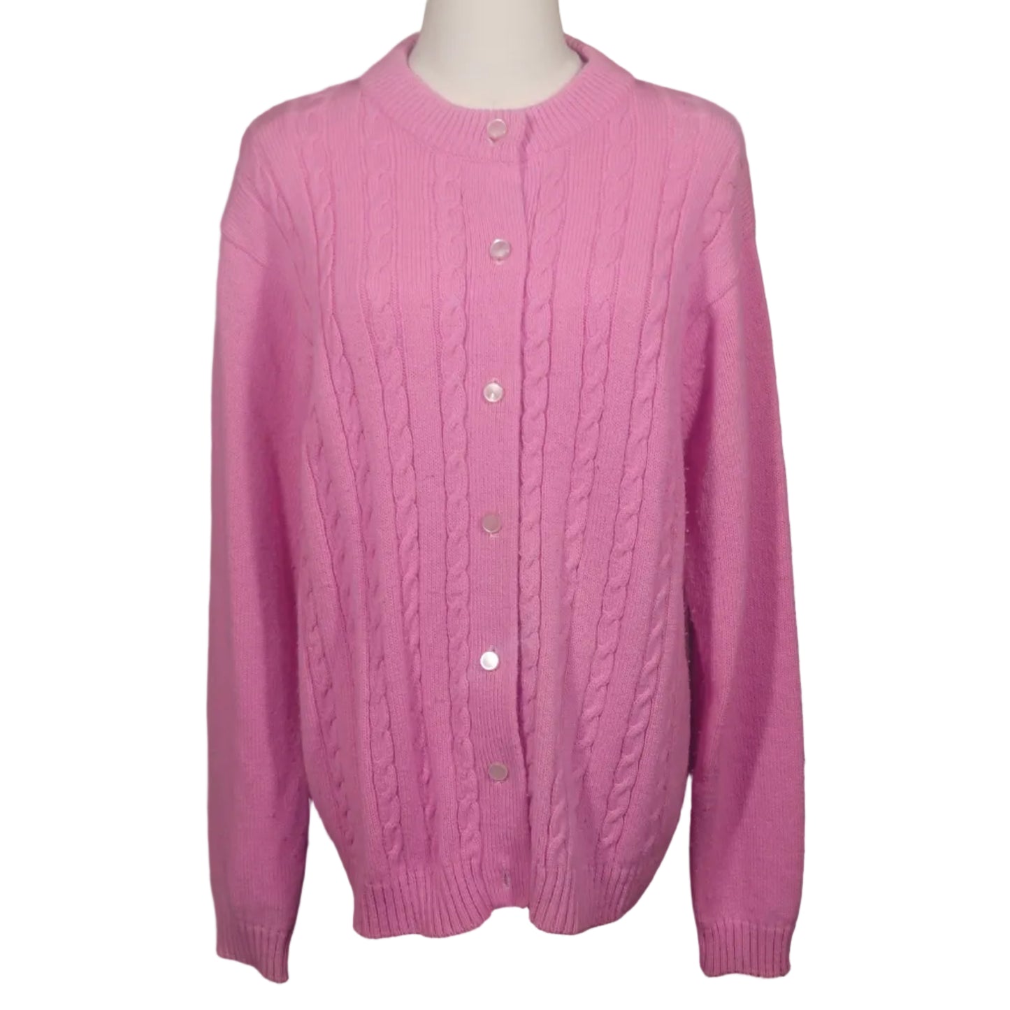 The Bubblegum Classic Cardigan-L