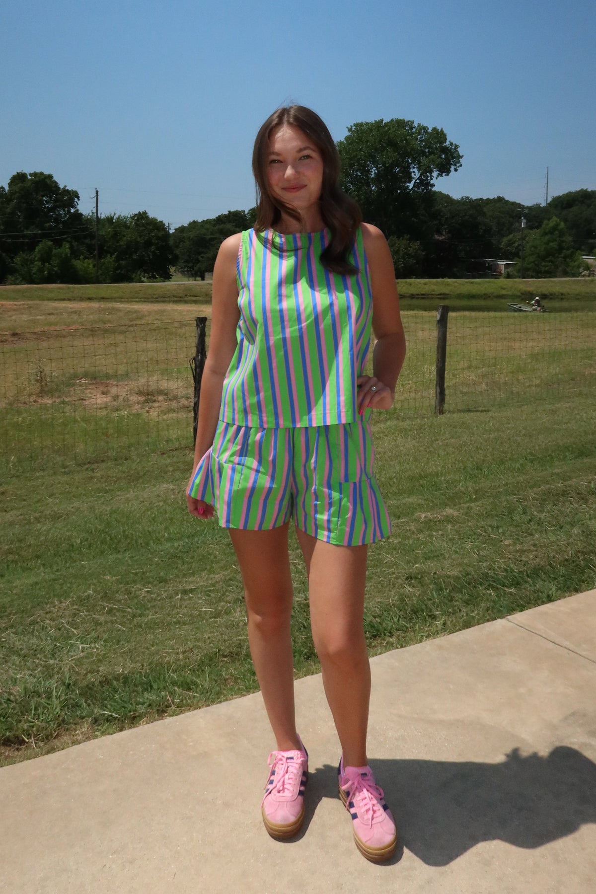 Dalery High Waist Stripe Shorts