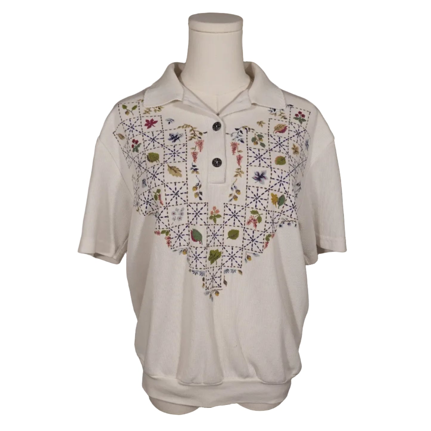 Teddi Collard Floral Knit Tee-M
