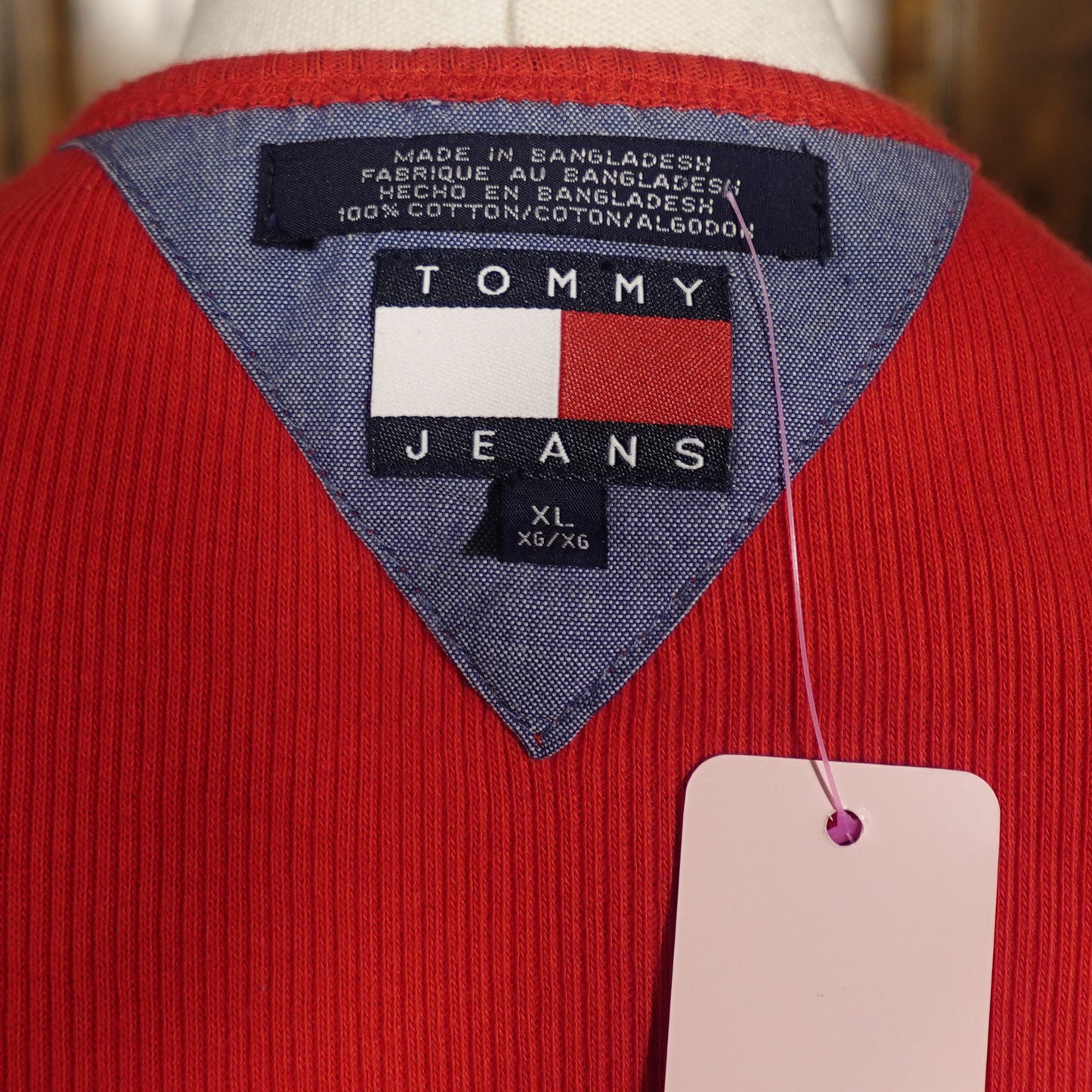 Vintage Tommy Jeans Ribbed Mini Dress