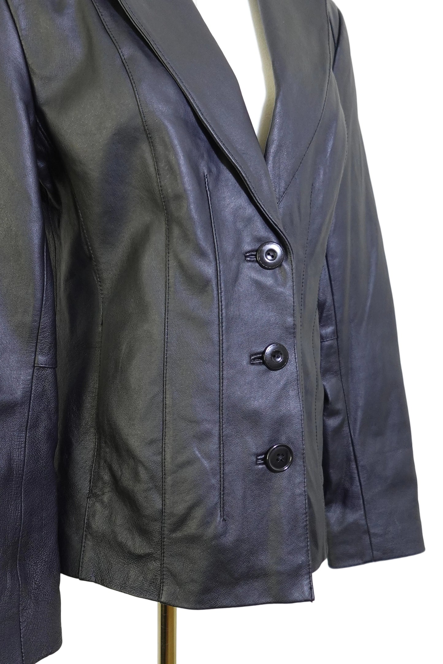 Vintage East 5th Genuine Leather Blazer-S