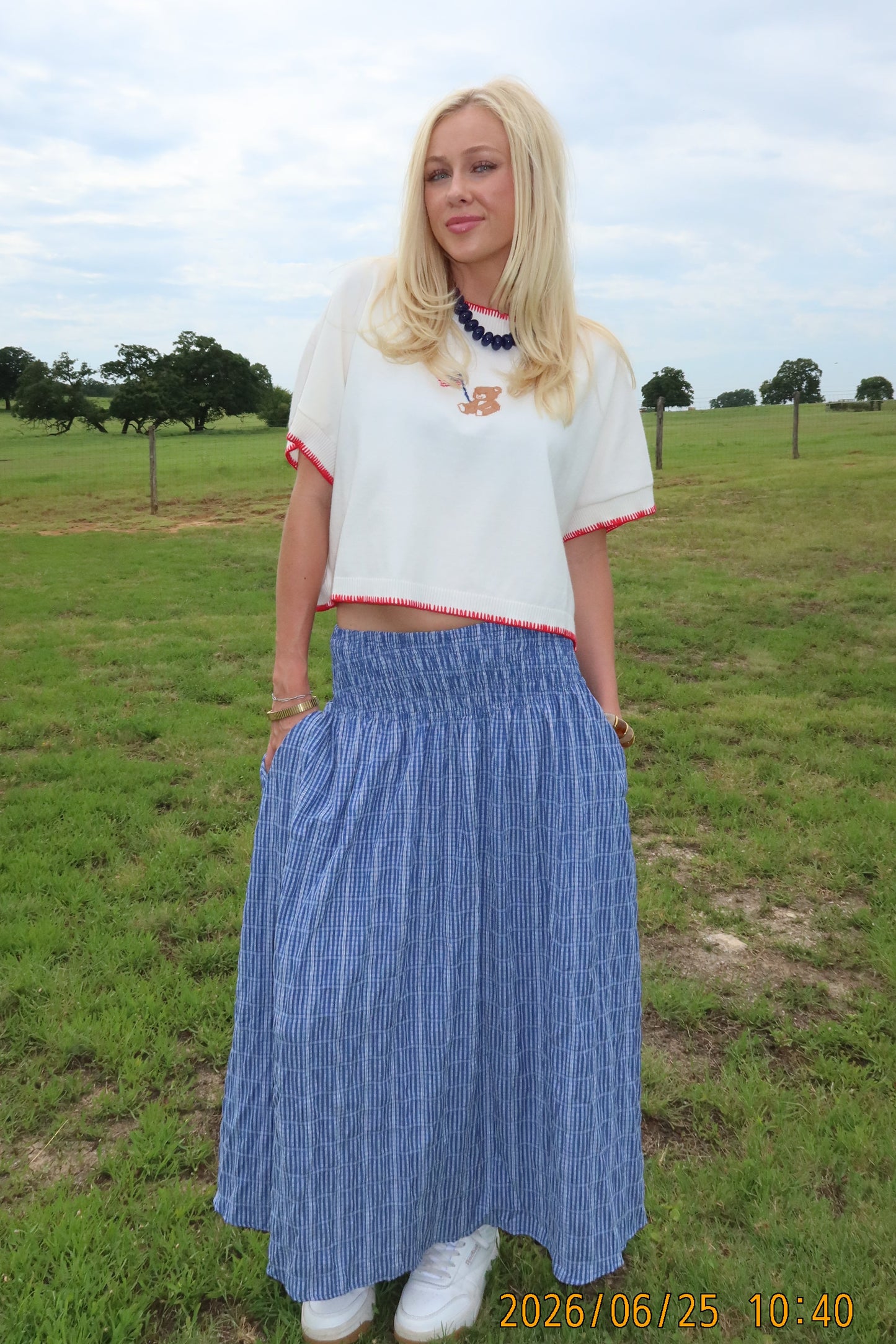 Bluebell Picnic Maxi Skirt