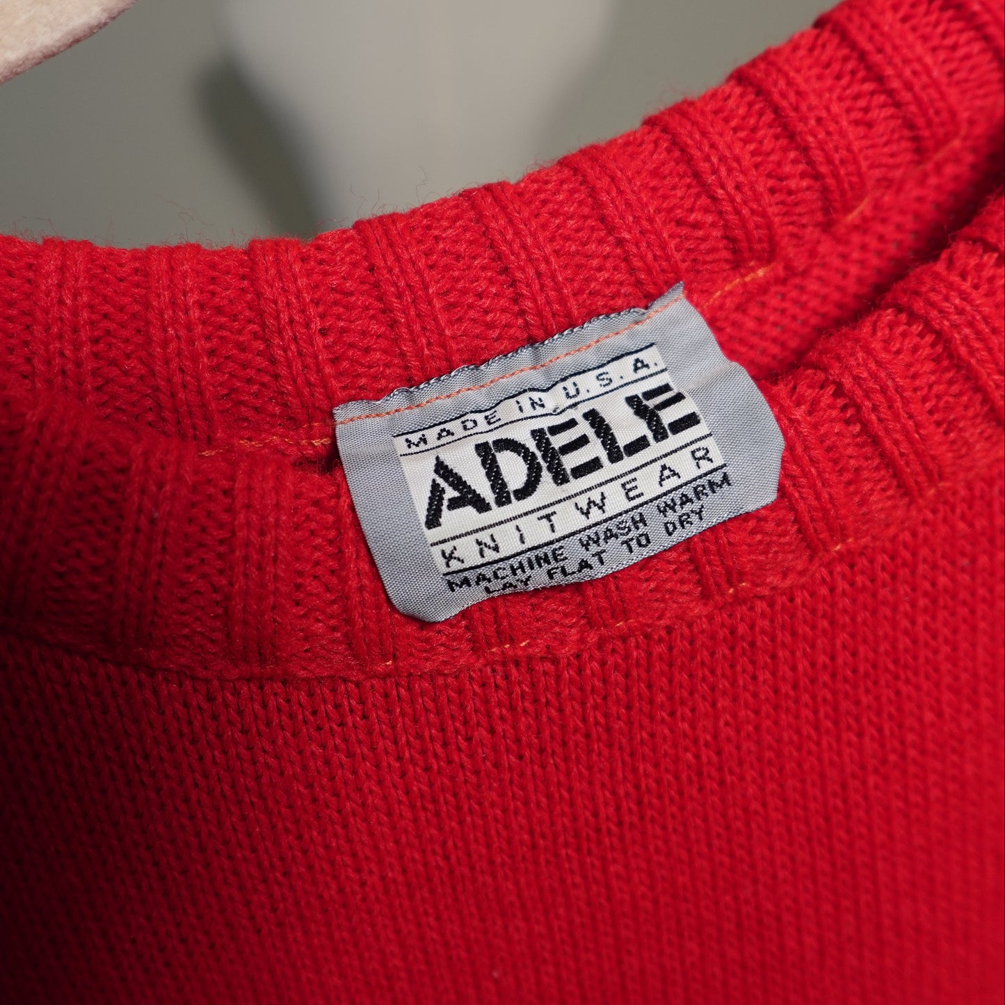 Vintage Adele Knit-wear Short-Sleeve Sweater