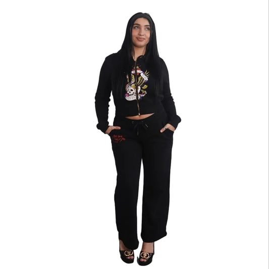 Ed Hardy Black NYC Sweatpants
