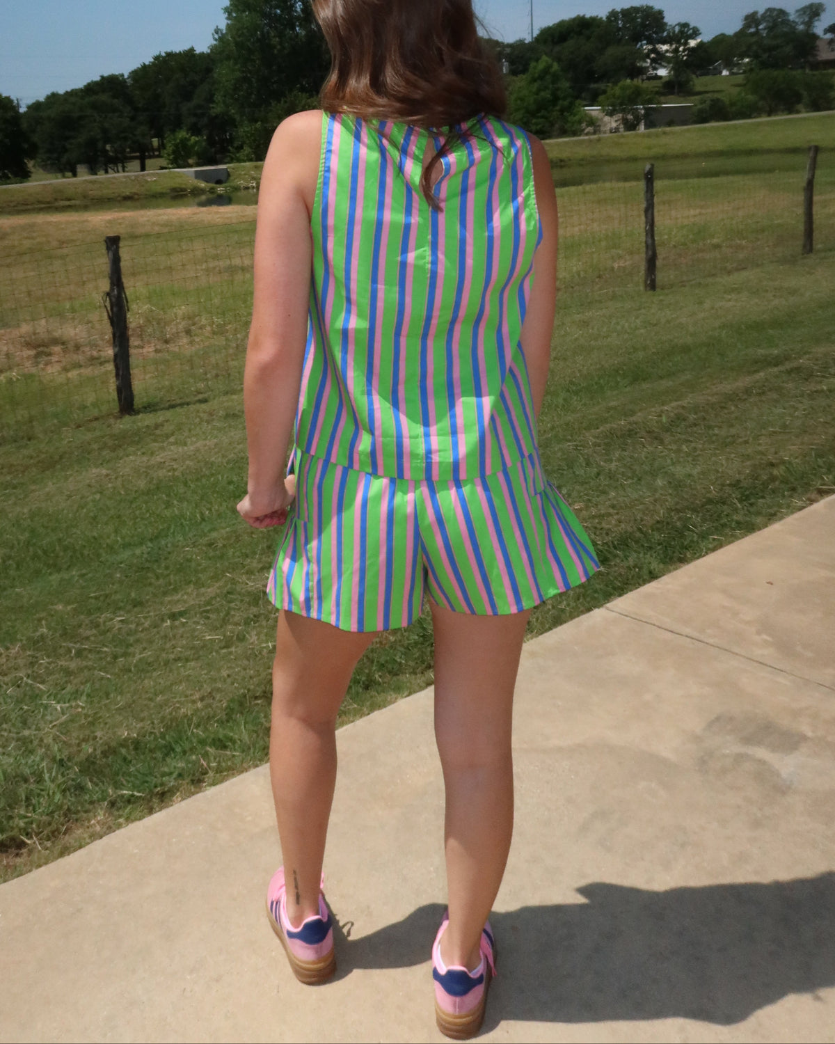 Dalery High Waist Stripe Shorts