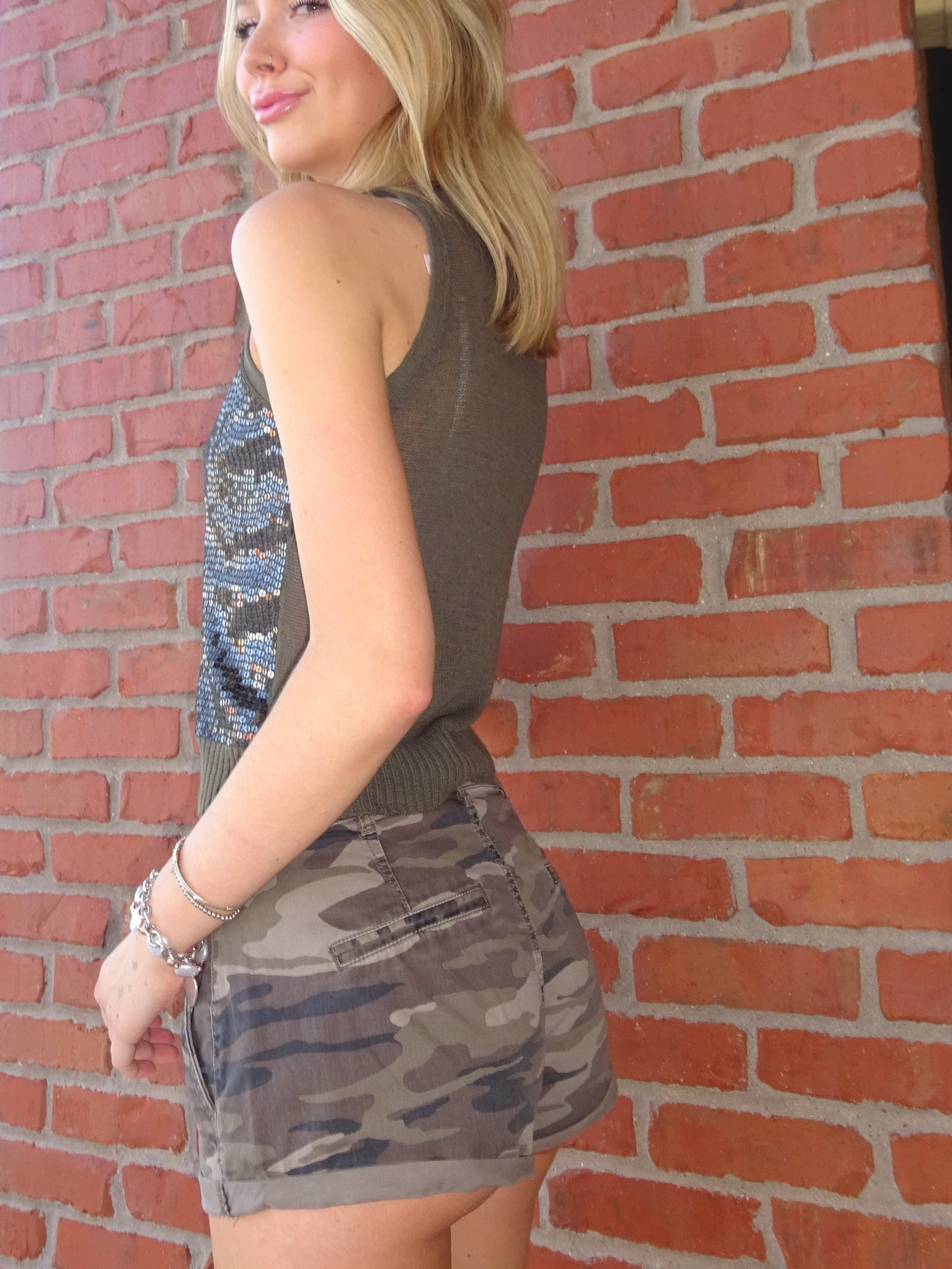 Mini Camo Shorts